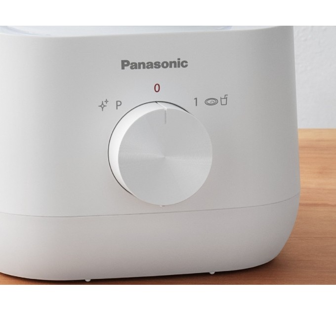 Блендер Panasonic стационарный, 450Вт, чаша-1350мл, мельн., для помола специй, белый