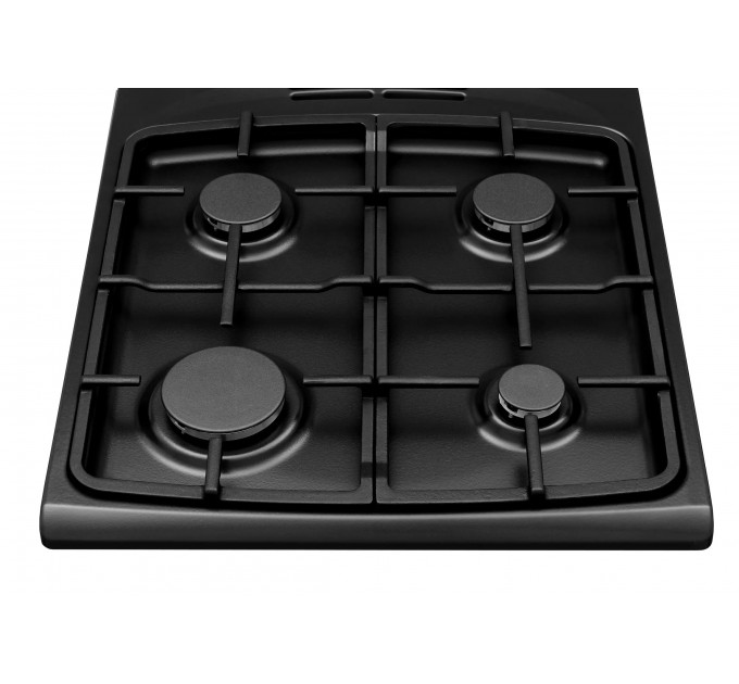 Плита Hansa комбінована, 65л, 50x60см, дисплей, конвекція, чавун, чорний