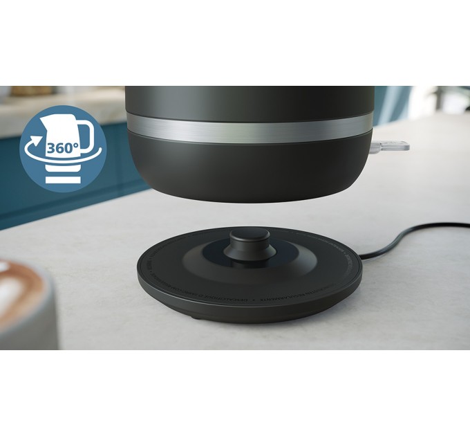 Электрочайник Philips Double Walled Kettle, 1.7л, Strix, с двойными стенками, STRIX, черный