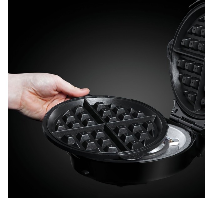 Мультимейкер Russell Hobbs Fiesta 950Вт, алюміній, 3 пластини, корпус-нержав.сталь/пластик, бордо