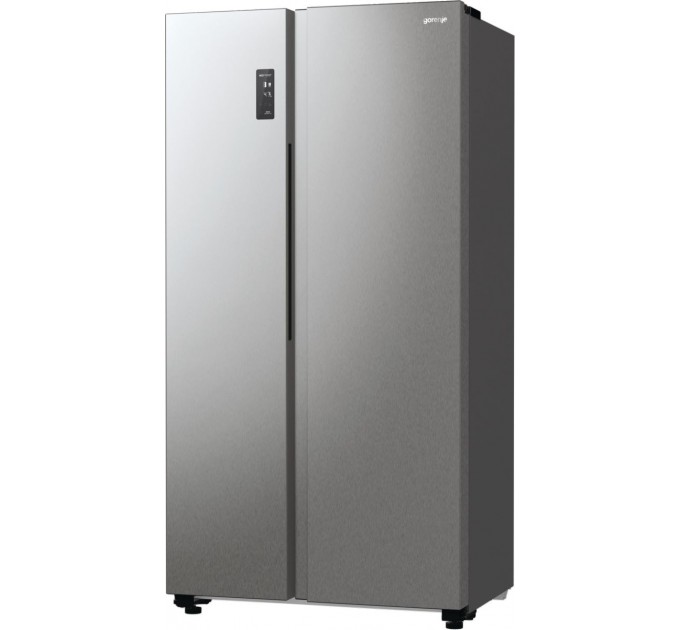 Холодильник SBS Gorenje, 179х67х92см, 2 дв., 356(191)л, А++, NF+, Инв. , Зона св-ти, Внешн.диспл, матовый серый