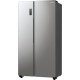 Холодильник SBS Gorenje, 179х67х92см, 2 дв., 356(191)л, А++, NF+, Инв. , Зона св-ти, Внешн.диспл, матовый серый