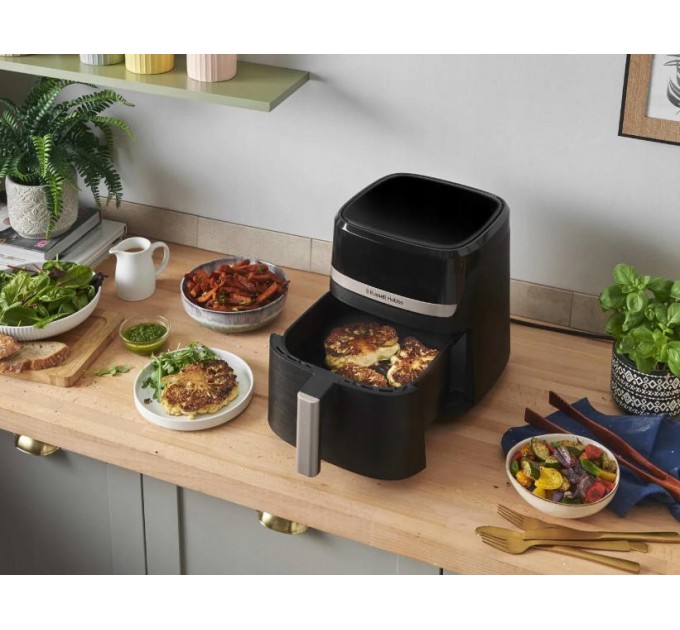 Мультипеч Russell Hobbs 1500Вт, чаша-5.5л, электронное управл., 9 авто. программ, пластик, чорний