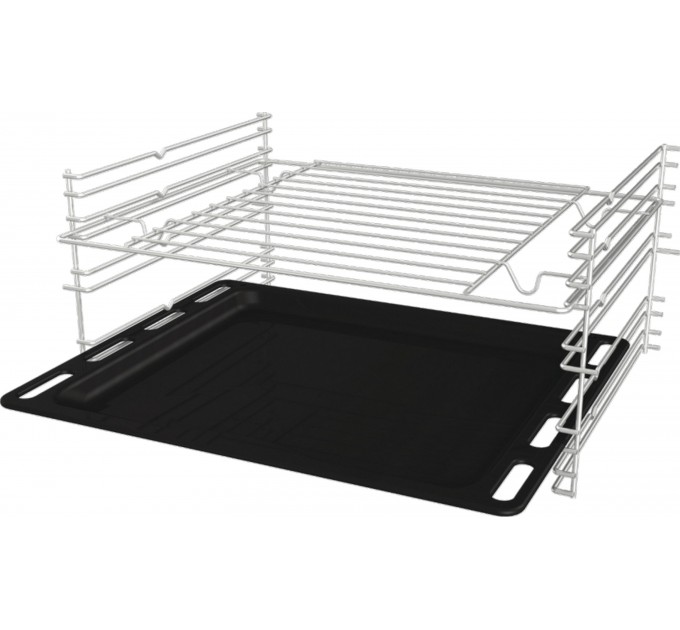 Духова шафа Gorenje електрична, 61л, A+, дисплей, конвекція, чорний