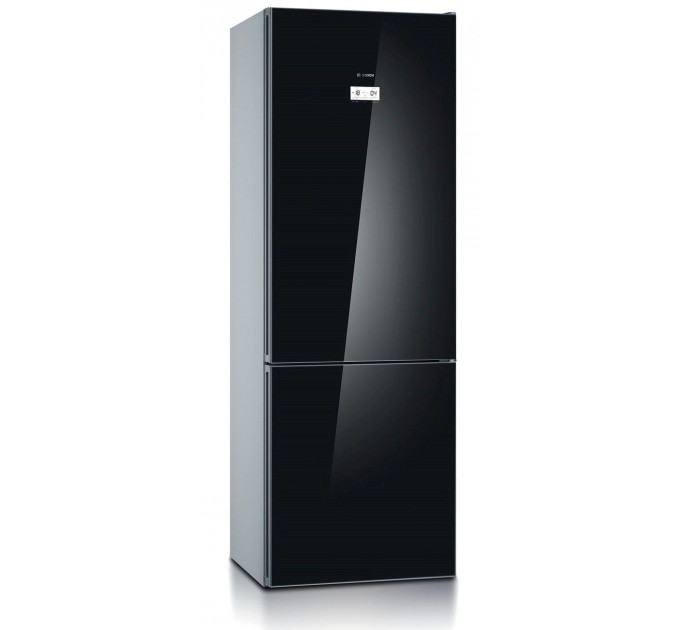 Холодильник Bosch с нижн. мороз., 203x70x67, xолод.отд.-330л, мороз.отд.-105л, 2дв., А++, NF, дисплей, черный