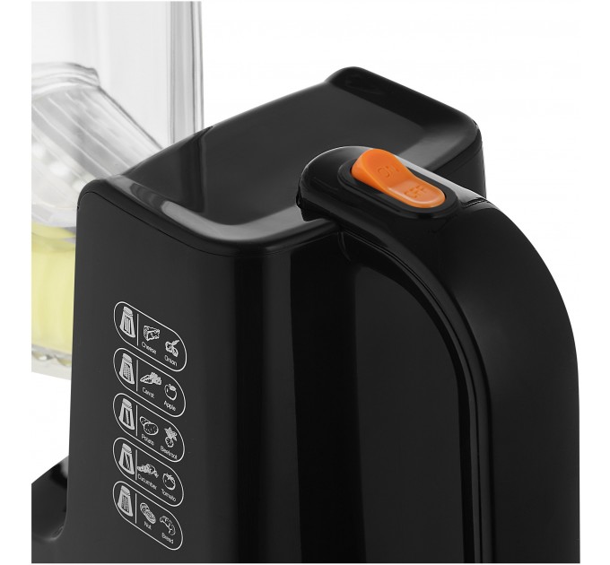 Мультирезка Sencor стационарная, 150Вт, 5 насадок, слайсер, черный