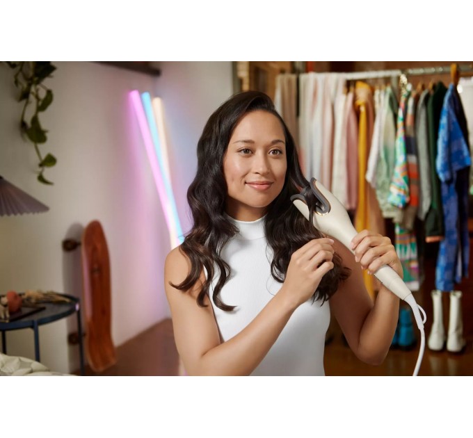 Стайлер Philips SenseIQ Series 8000 автоматический, 240Вт, темп.режимов-3, 170 C–210С, ионизация, керамика, золотистый