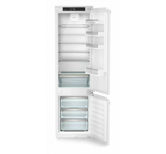 Холодильник Liebherr встраиваемый с нижн. мороз., 193.8x55.9х54.6, холод.отд.-215л, мороз.отд.-70л, 2дв., D, NF, диспл внутр., белый