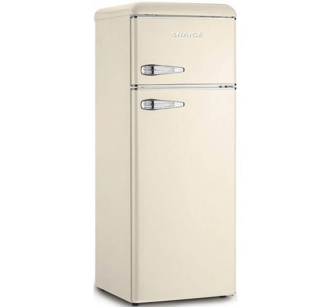 Холодильник Snaige с верхн. мороз., 147.5x56х63, холод.отд.-166л, мороз.отд.-46л, 2дв., A++, ST, retro, бежевый
