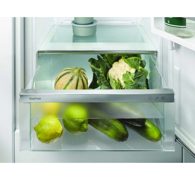 Холодильник Liebherr встраиваемый с нижн. мороз., 193.8x55.9х54.6, холод.отд.-215л, мороз.отд.-70л, 2дв., D, NF, диспл внутр., белый