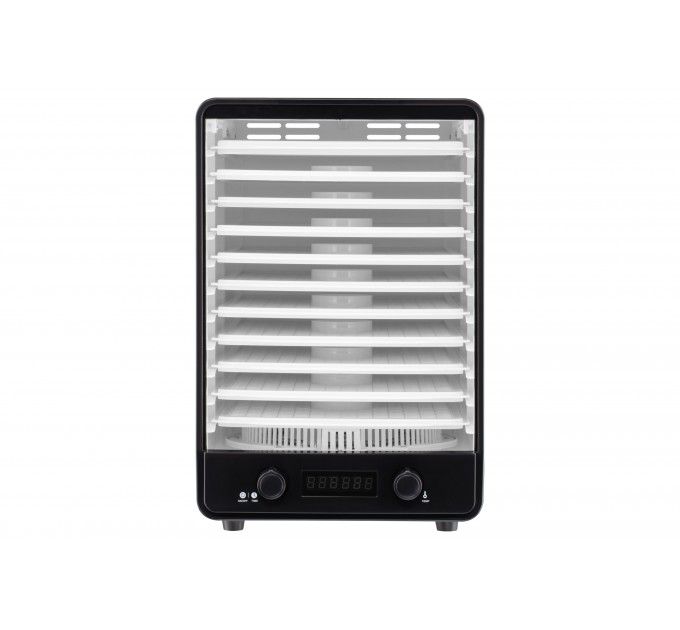 Сушарка для продуктів ARDESTO 550Вт, піддонів - 10+1x3см, макс - 70°С, сітка для ягід, пластик, білий