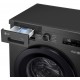 Стиральная машина LG фронтальная, 6.5кг, 1200, A+++, 44см, дисплей, пар, инвертор, черный