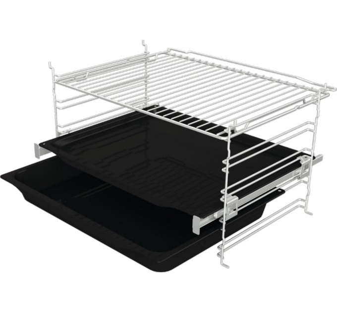 Духовой шкаф Gorenje электрический, 77л, A+, пар, дисплей, черный матовый