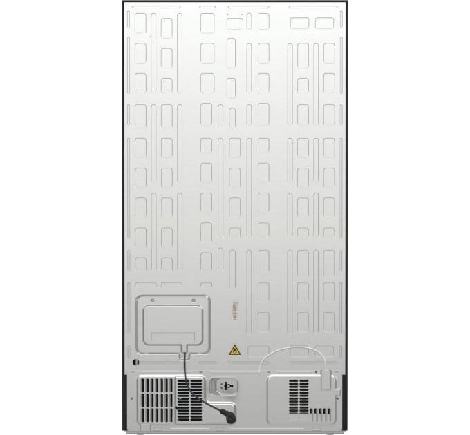 Холодильник SBS Gorenje, 179х70х92см, 2 дв., 376(190)л, А++, NF+, Инв. , Зона св-ти, диспенсер, генератор льда, Внешн.диспл, черный