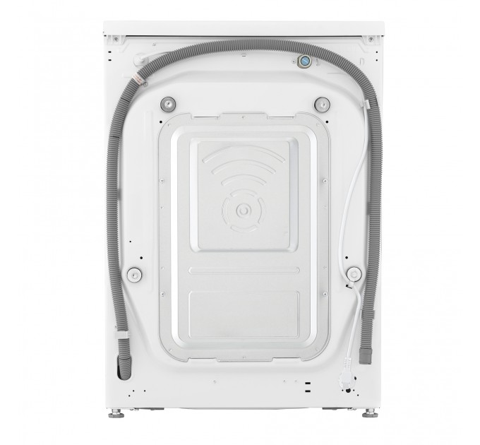 Стиральная машина LG фронтальная, 8кг, 1200, A, 48см, дисплей, пар, инвертор, белый