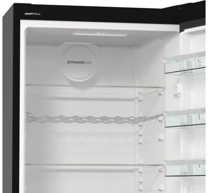 Холодильная камера Gorenje, 185x60х66, 398л, А++, дисплей, зона св-ти, черный