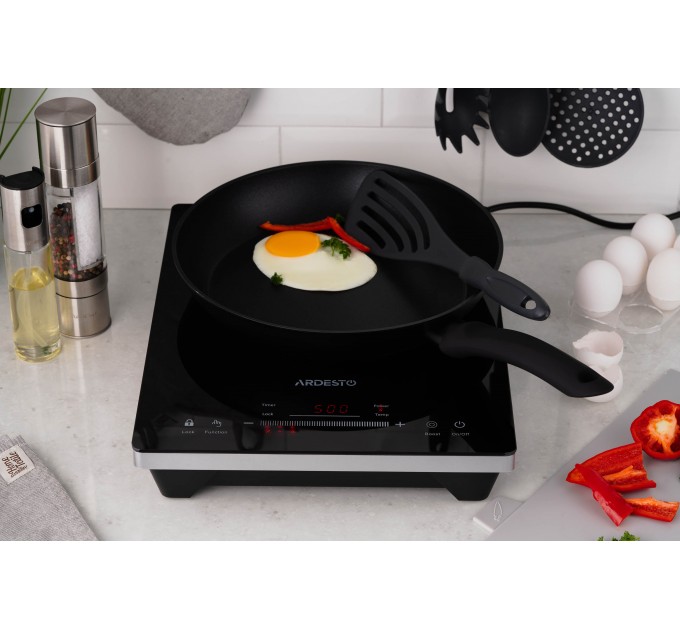 Плитка настольная ARDESTO индукионная, конф. - 1 на 1.8кВт, управл. - сенсорное, таймер, boost, черный