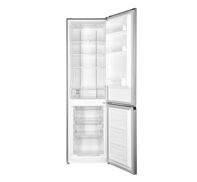 Холодильник ARDESTO з нижн. мороз., 181x54.5х60, холод.відд.-182л, мороз.відд.-55л, 2дв., А+, NF, сріблястий