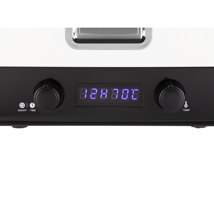 Сушарка для продуктів ARDESTO 550Вт, піддонів - 10+1x3см, макс - 70°С, сітка для ягід, пластик, білий