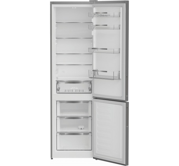 Холодильник Indesit с нижн. мороз., 202.5x60х67, холод.отд.-266л, мороз.отд.-120л, 2дв., А++, ST, серебристый