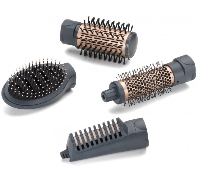 Фен-щетка Babyliss Style Pro, 1000Вт, режимов-2, хол. обдув, иониз-я, чехол для хранения, керамика, синий