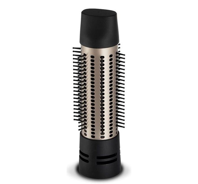 Фен-щітка Remington Blow Dry & Style Caring, 1000Вт, 2 режими, іоніз-я, хол. обдув, чохол, кераміка, чорно-золотий