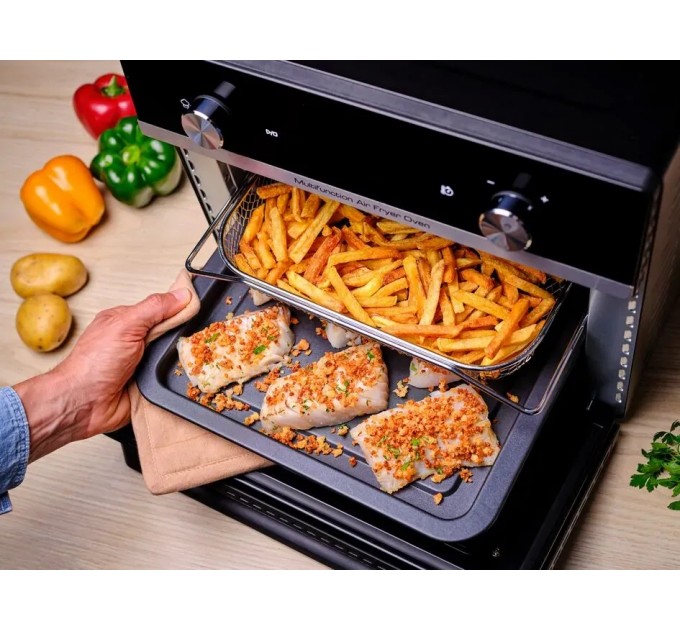 Мультипечь Tefal Easy Fry Oven Multifunctional, 1800Вт, механ. управл., пластик, черный