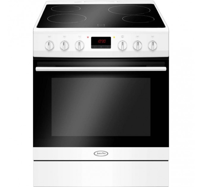 Плита Hansa электрическая стеклокерамическая, 60х60см, 62л, дисплей, белый