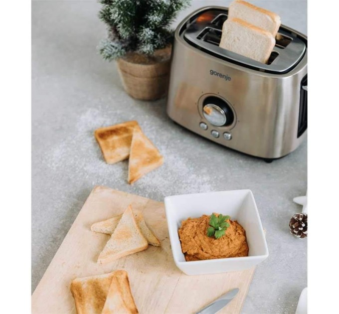 Тостер Gorenje 1000Вт, металл