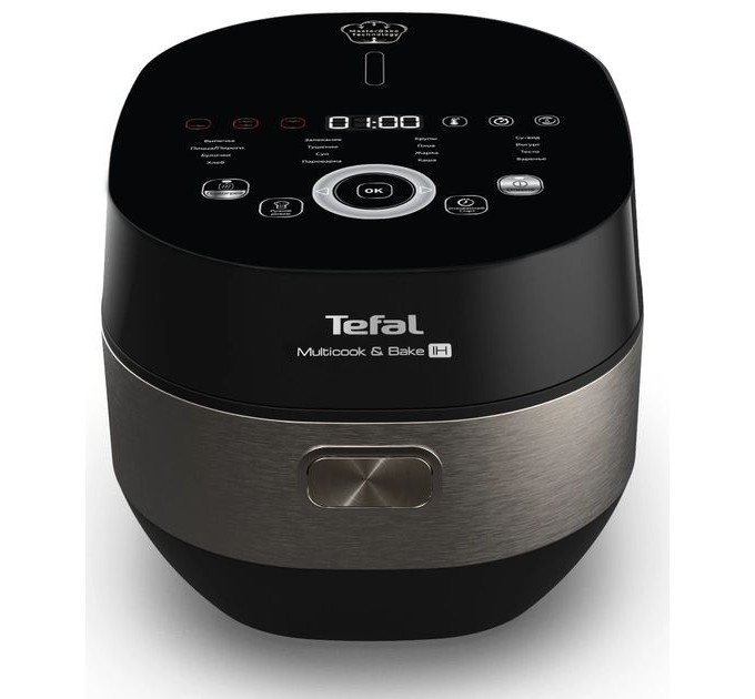 Мультиварка Tefal Multicook&Bake IH, 1500Вт, чаша-5л, электронное управл., металл/пластик, черный