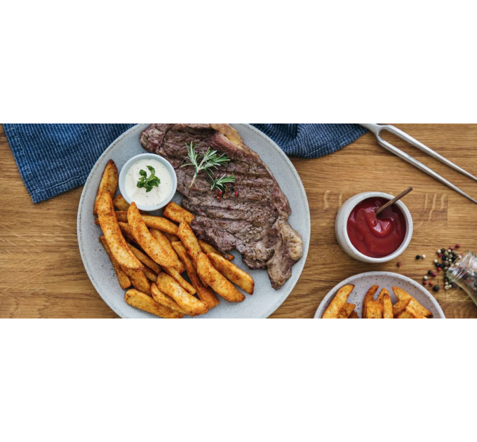 Мультипечь Tefal EasyFry&Grill XXL, 1830Вт, чаша-6.5л, сенсорное управл., 8 програм, пластик, серо-синий