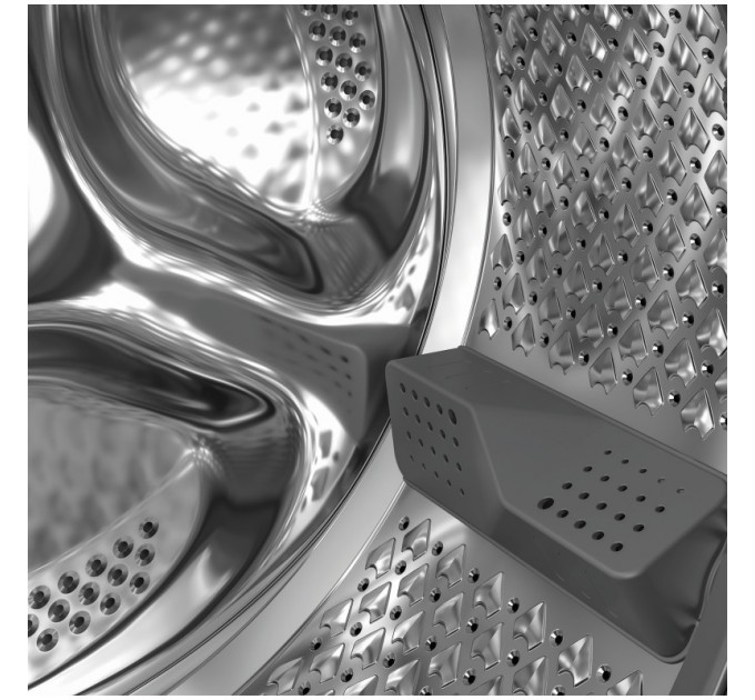 Стиральная машина Whirlpool фронтальная, 7кг, 1200, A, 49.6см, дисплей, пар, инвертор, люк черный, белый