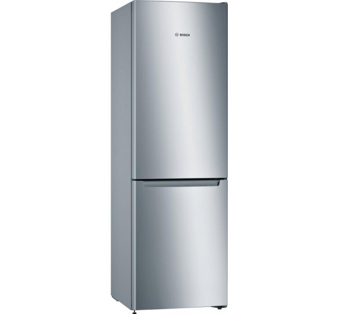 Холодильник Bosch з нижн. мороз., 176x60x65, xолод.відд.-192л, мороз.відд.-87л, 2дв., А++, NF, нерж