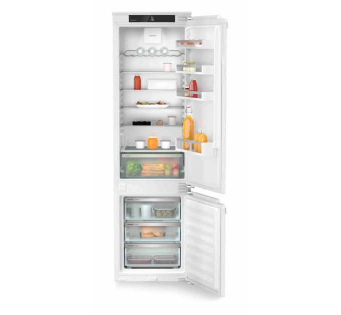 Холодильник Liebherr встраиваемый с нижн. мороз., 193.8x55.9х54.6, холод.отд.-215л, мороз.отд.-70л, 2дв., D, NF, диспл внутр., белый