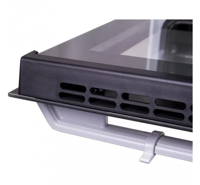 Плита Hansa комби, 62л, 50x60см, конвекция, чугун, белый