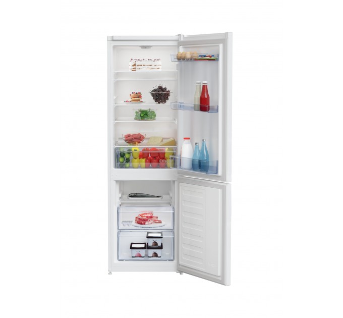 Холодильник Beko з нижн. мороз., 171x54x58, xолод.відд.-175л, мороз.відд.-87л, 2дв., E, ST, білий