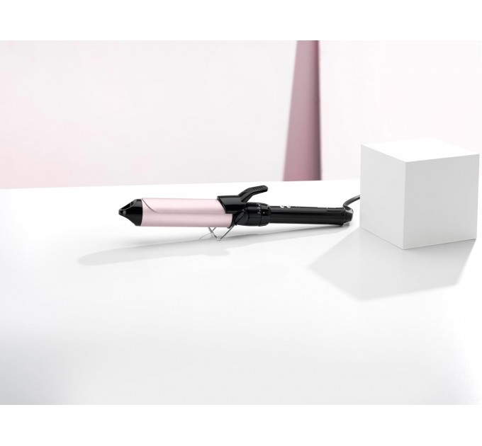 Плойка Babyliss Pro 180 extra large, 80Вт, темп.режимов-10, D -38mm, 110-180С, металл, черный