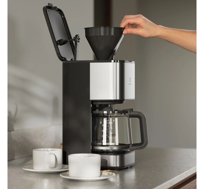 Кавоварка Electrolux крапельна 1.375л, мелена, метал