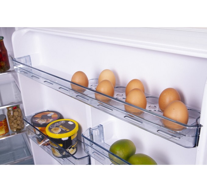 Холодильник Hitachi с верхн. мороз., 184x86х74, холод.отд.-405л, мороз.отд.-145л, 2дв., А++, NF, инв., зона нулевая, белый