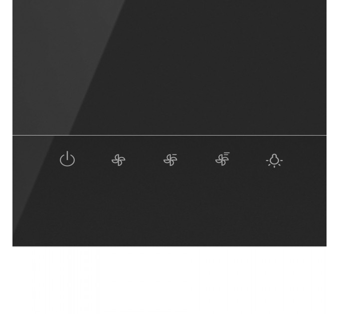 Вытяжка Gorenje наклонная, 90см, 608м.куб/ч, черный