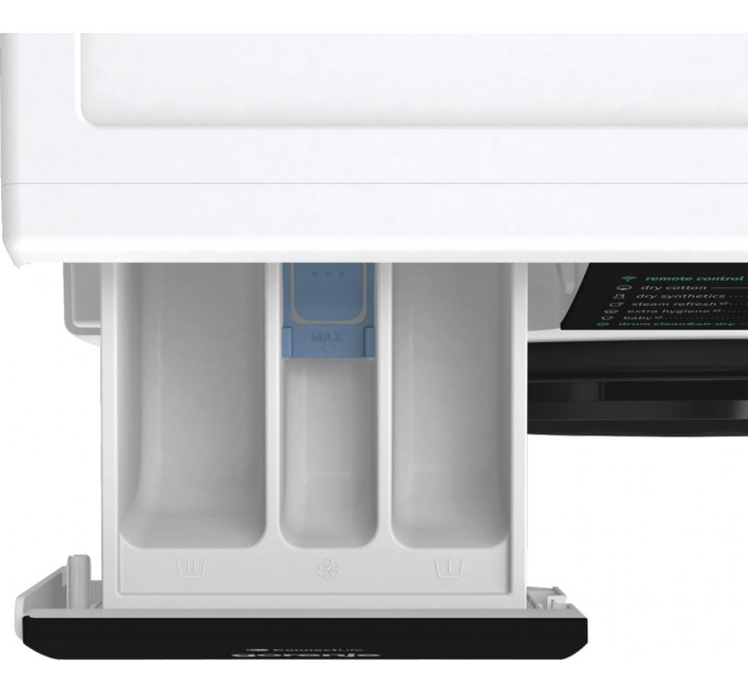 Стирально-сушильная машина Gorenje фронтальная, 9(6)кг, 1400, A+, 55см, дисплей, инвертор, Wi-Fi, белый