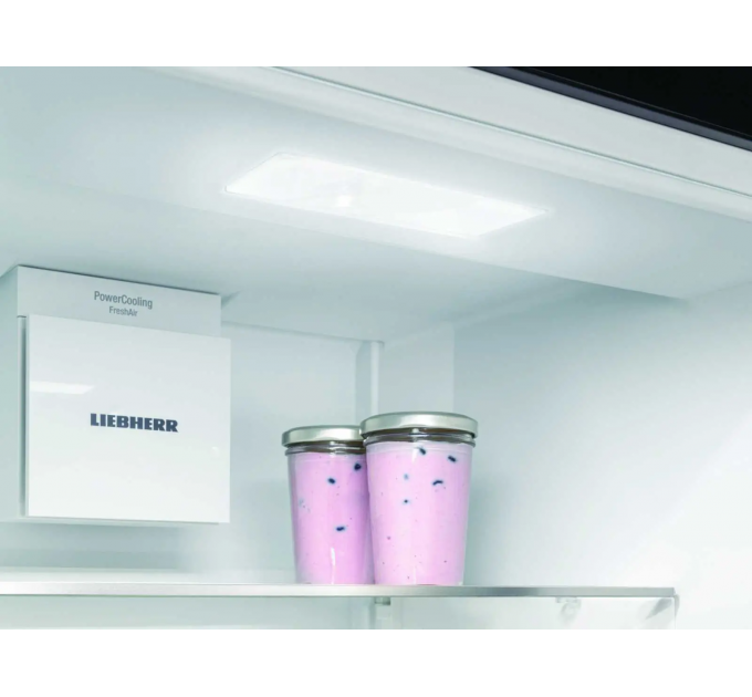 Холодильник Liebherr встраиваемый с нижн. мороз., 193.8x55.9х54.6, холод.отд.-215л, мороз.отд.-70л, 2дв., D, NF, диспл внутр., белый