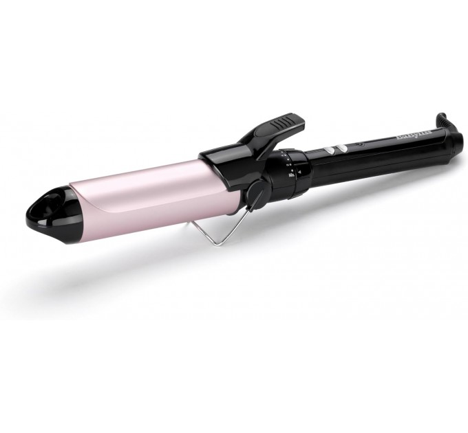 Плойка Babyliss Pro 180 extra large, 80Вт, темп.режимов-10, D -38mm, 110-180С, металл, черный