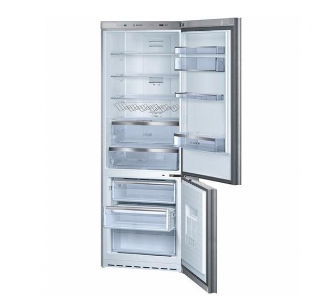 Холодильник Bosch с нижн. мороз., 203x70x67, xолод.отд.-330л, мороз.отд.-105л, 2дв., А++, NF, дисплей, черный