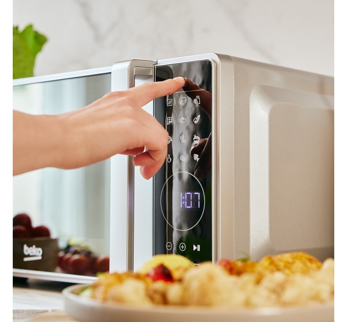 Мікрохвильова піч Beko, 20л, мех.керув., 700Вт, сірий