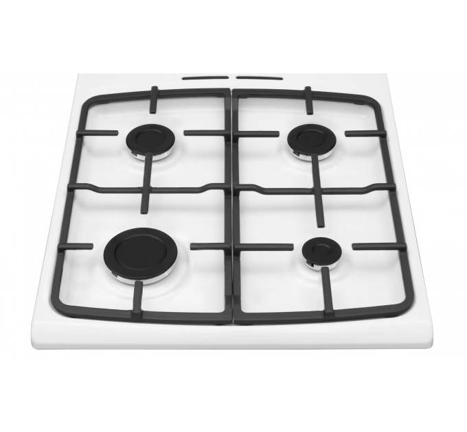 Плита Hansa газовая, 50x60см, 70л, чугун, газ контр., белый