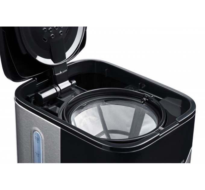 Кавоварка ARDESTO крапельна 1.5л, мелена, чорно-сріблястий