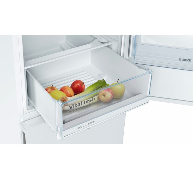 Холодильник Bosch с нижн. мороз., 186x60x65, xолод.отд.-215л, мороз.отд.-94л, 2дв., А++, ST, белый