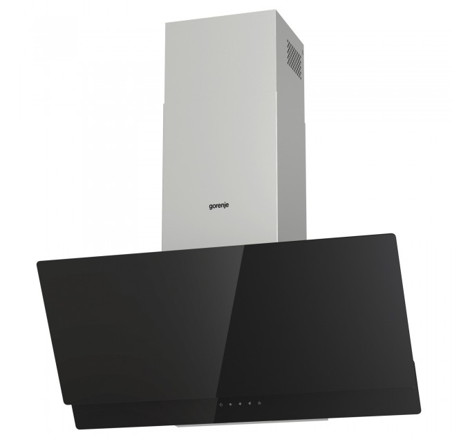 Вытяжка Gorenje наклонная, 90см, 608м.куб/ч, черный