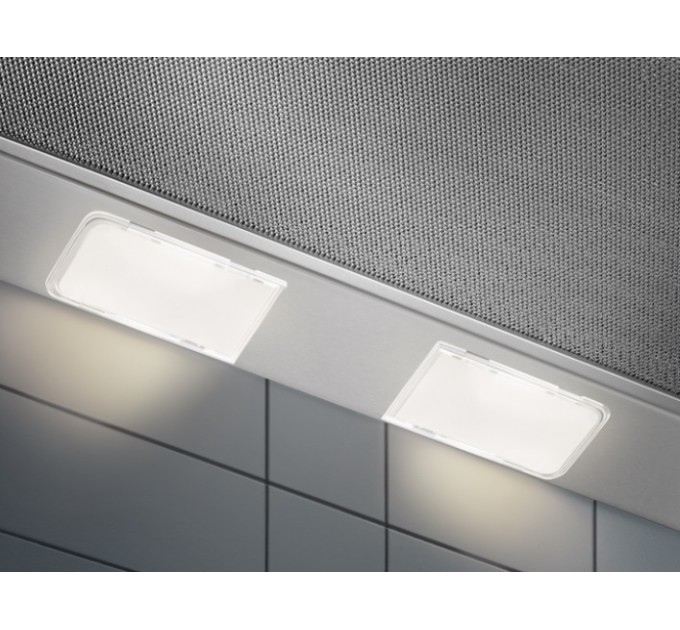 Витяжка Electrolux телескопічна, 59см, 410м.куб/год., сірий